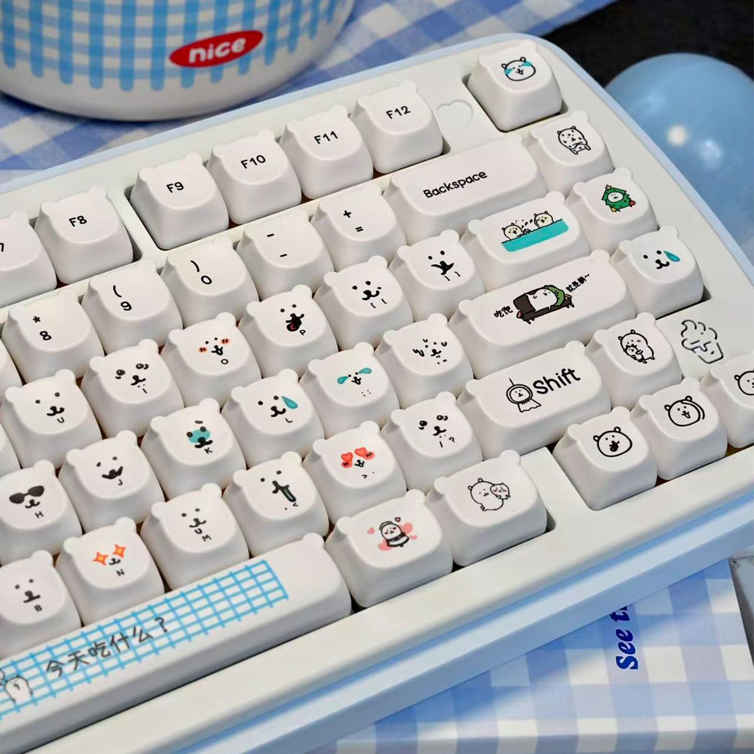 Gaming Accessories Japan - Keycap PBT a forma di orsetto