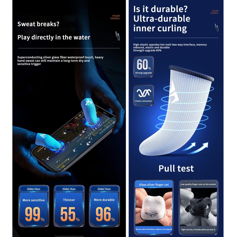 1 paio di maniche per le dita  - Gaming Accessories Bundle recensione e prezzo