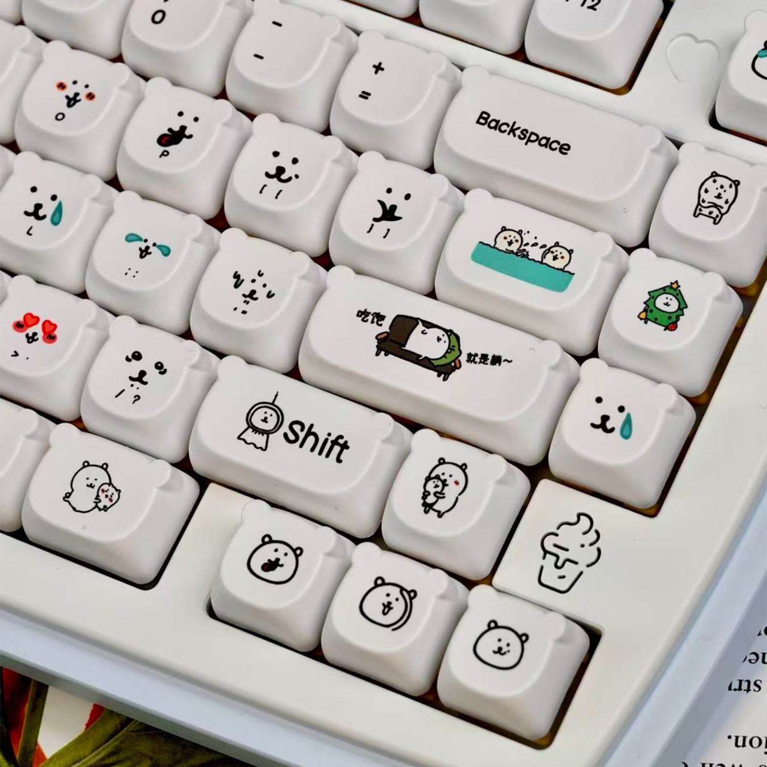 Keycap PBT a forma di orsetto  - Gaming Accessories Japan recensione e prezzo